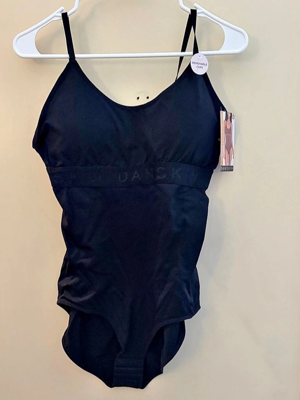 Danskin Shaping Bodysuit Black XL NWT